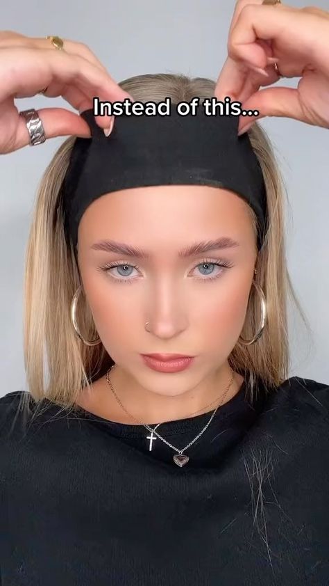 Rebecca Scarrott | Headband hairstyle 💞💞💞 | Instagram Hairband Hairstyle, Second Day Hairstyles, Sport Hair, Peinados Fáciles Para Cabello Corto, Hair Stylies, Hair Stylist Life, Short Hair Styles Easy, Easy Hairstyles For Long Hair, Bad Hair