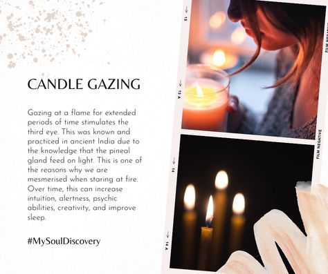 Candle Gazing Benefits, Candle Gazing, Spiritual Tips, Focus Concentration, Third Eye Opening, Increase Intuition, Woo Woo, Eye Sight Improvement, African Spirituality