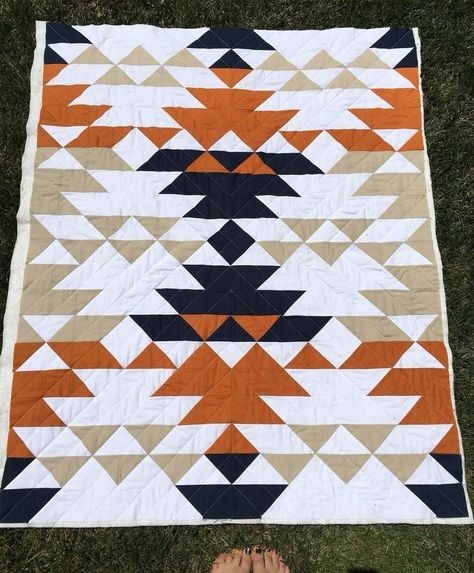 Southwest Quilt Patterns, Desert Quilt, Aztec Quilt Pattern, Gradient Quilt, Native American Quilt Patterns, Modern Baby Quilt Patterns, American Quilts Patterns, Aztec Quilt, Southwestern Quilts