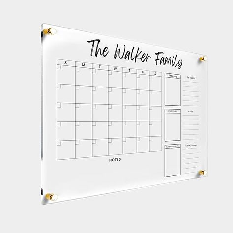 Amazon.com: Acrylic Family Planner Large Wall Personalized Calendar 2024 Dry Erase Board Command Center Monthly Calendar Monthly and Weekly Acrylic Reusable Calendar 2024 : Office Products Reusable Calendar, Personalized Calendar, Calendar Monthly, Family Planner, Command Center, Calendar 2024, Dry Erase Board, Monthly Calendar, Dry Erase