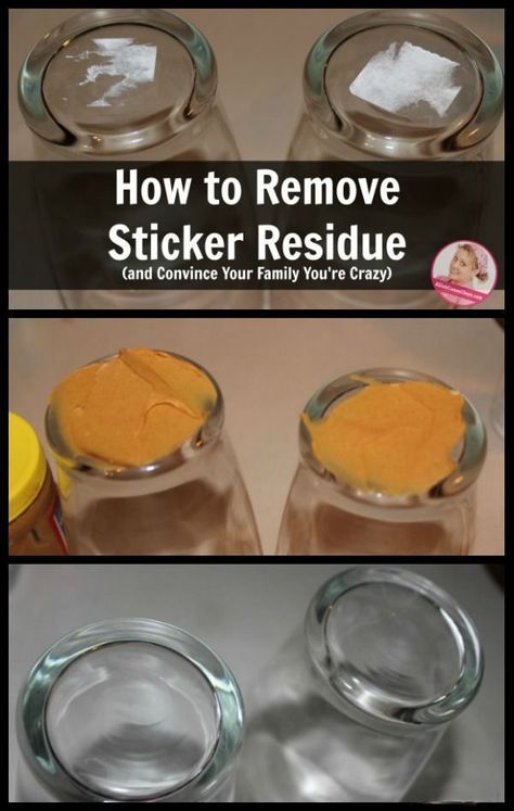 How to Remove Sticky Residue (And Convince Your Family You're Crazy)  #peanutbutter #stickyresidue #cleaning Remove Sticker Residue, Slob Comes Clean, Remove Sticky Residue, A Slob Comes Clean, Tablet Recipe, Homemade Toilet Cleaner, Clean Baking Pans, Deep Cleaning Hacks, Cleaning Painted Walls