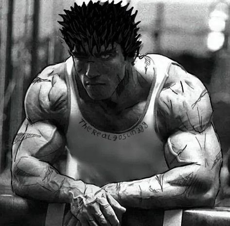 Guts Pfp, Basketball Live Wallpaper, Baki Aesthetic, Noxus League Of Legends, Gym Icon, Aesthetics Bodybuilding, Madara Wallpaper, Bodybuilding Pictures, Gym Wallpaper