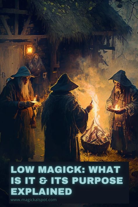 Discover the power of Low Magick with this informative guide to the practice. Learn about the history and principles of this accessible form of magick, and explore the different techniques and tools used by practitioners. From spellcasting to divination, this guide offers practical tips and advice for incorporating Low Magick into your daily life. Whether you're a curious seeker or an experienced practitioner, this article on Low Magick: What is it & its Purpose Explained is a must-read! Witchcraft Stuff, Full Moon Spells, Magick Art, Wiccan Rituals, Magickal Herbs, Moon Spells, Traditional Witchcraft, Occult Science, Voodoo Spells