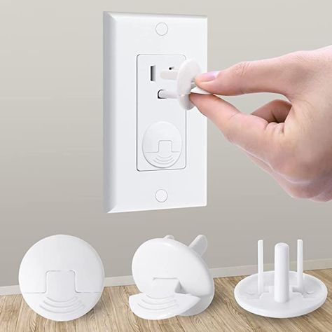 Outlet Covers Baby Proofing White - PRObebi 38 Pack Plug Covers for Electrical Outlets, Child Proof Socket Covers, Baby Safety Products for Home, Office, Easy Insatllation, Protect Babies Baby Safety Products, Electric Outlets, Apartment Must Haves, Outlet Plug, Stocking Stuffers For Her, Miracle Baby, Safety Products, Cold Prevention, Baby Proofing