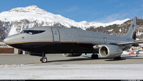 Boeing 737-7BC(BBJ), Jet Aviation Business Jets, VP-BRT, cn 32970/988, first flight 15.10.2001 (Netjets International), Jet Aviation delivered 21.9.2004. Foto: Samedan, Switzerland, 22.2.2016. Boeing Business Jet, Business Jets, Jet Aviation, Private Planes, Luxury Private Jets, Private Plane, Private Jets, Concept Ships, Boeing 737