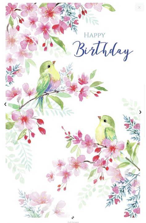 Happy Birthday Birds, Beautiful Birthday Wishes, Birthday Wishes Greetings, Birthday Wishes Flowers, Birthday Greetings Friend, Happy Birthday Art, Happy Birthday Greetings Friends, Sister Birthday Card, Happy Birthday Wishes Cards