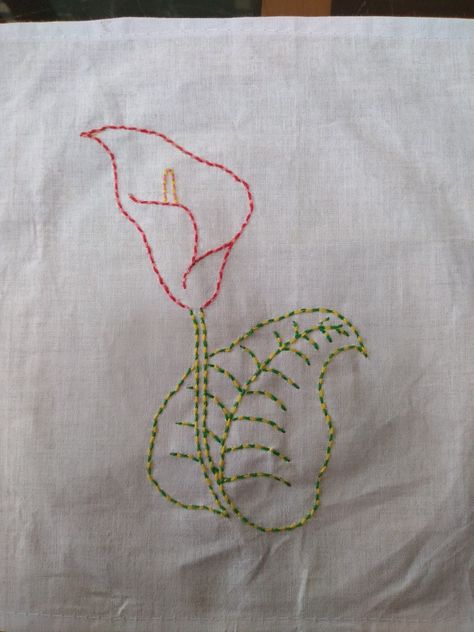 Double Running Stitch Embroidery, Running Stitch Embroidery Motif, Running Stitch Embroidery, Embroidery Motif, Running Stitch, Stitch Embroidery, Sewing Tutorials, Embroidery Stitches, Embroidery Patterns