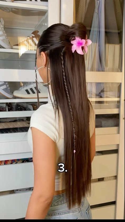 Cancun Hairstyles, Hairstyle Examples, Hair Inspiration Long, Hairstyles For Layered Hair, Hairdos For Curly Hair, School Hairstyles, Peinados Fáciles Para Cabello Corto, Hair Stylies, Hair Stylist Life