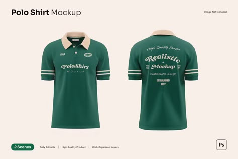 Polo Shirt Mockup, Product Mockups ft. polo & mockup - Envato Elements Polo Shirt Mockup, Sports Wear Outfits, Canva Tricks, Polo T Shirt Design, Team Shirt Designs, Apparel Mockup, Tshirt Polo, Mockup Product, Blank T Shirt