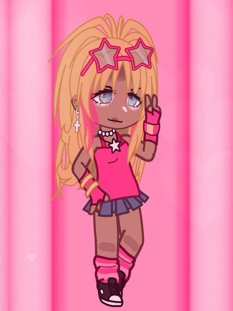 Gacha Club Gyaru Oc, Gacha Club 80s Outfit, Gacha Club Gyaru Outfit, Gacha Club Ideas Clothes Y2k, Gacha Club Y2k, Gyaru Gacha Club, Gacha Y2k Outfits, Gacha Gyaru, Gyaru Oc