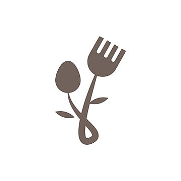 Sendok Garpu Logo, Food Logo Aesthetic, Healthy Symbol, Spoon And Fork Logo, Health Food Logo, Tea Template, Food Symbol, Diet Logo, Fork Logo