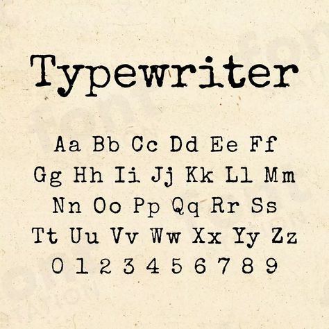 Typewriter Font in 2024 | Lettertypes, Lettertypen, Handlettering . #Typewriter_Number_Font #Typewriter_Alphabet_Font #Good_Writing_Fonts #Typewriter_Font_Numbers Typewriter Number Font, Journal Fonts Ideas, Fonts With Numbers And Letters, Typewriter Font Numbers, Computer Fonts Alphabet, Type Machine Font, Fonts For Wood Burning, Free Font Alphabet, Writing Fonts For Tattoos