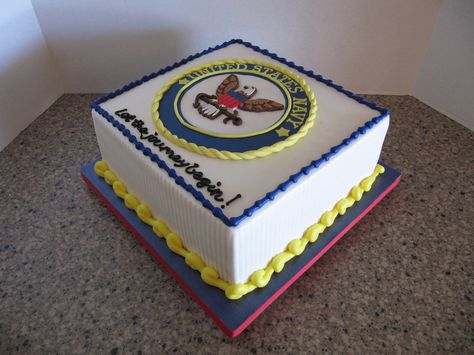 https://flic.kr/p/bTvd8B | United States Navy Emblem Cake Us Navy Cake Ideas, Navy Retirement Cakes, Navy Cakes Ideas Military, 7 Layer Caramel Cake Recipe, Us Navy Party, Military Send Off Party Ideas, Navy Retirement Gifts, Go Navy Beat Army, Navy Cake