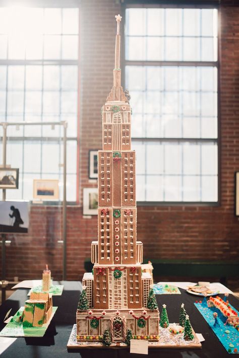 Gingerbread Inspiration, Gingerbread House Contest, Gingerbread House Competition, Gingerbread House Inspiration, Do You Know The Muffin Man, New York City Buildings, The Muffin Man, New York Buildings, School Edition