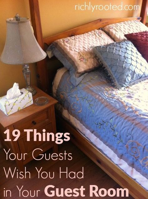 Spruce up your guest room and ensure it has everything your guests might want during their stay! Here are 19 things every guest room needs.