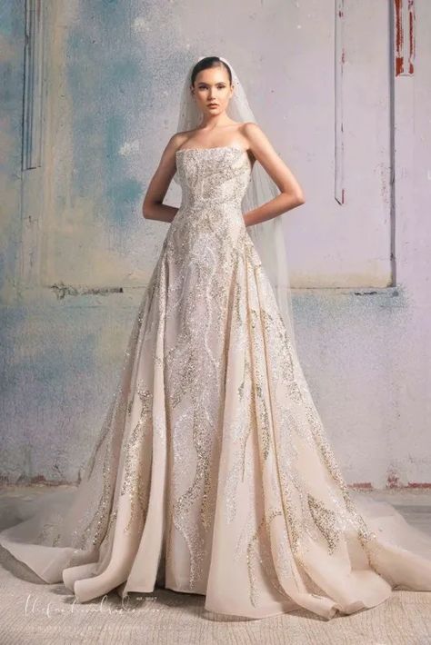 Tony Ward Bridal, Tony Ward Couture, Wedding Dress Crafts, Night Gown Dress, Embroidered Tulle Dress, Couture Wedding Gowns, Tony Ward, Embroidered Tulle, Luxury Wedding Dress