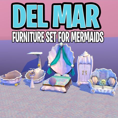 Sims 4 Cc Furniture Curseforge, Sims 4 Cc Water Nymph, Sims 4 Mermaid Furniture, Sims 4 Mermaid Cc Furniture, Sims Mermaid Cc, Stardew Furniture, Mods Ts4, Los Sims 4 Mods, Cc Furniture