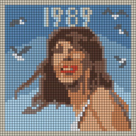 1989 Alpha Pattern, Eras Tour Alpha Pattern, Eras Tour Crochet Blanket, Taylor Swift Album Pixel Art, Taylor Swift Perler Beads Pattern, Pixel Art Pattern Taylor Swift, Crochet Album Cover Pattern, Taylor Swift Crochet Pattern Grid, Taylor Swift Pixel Grid