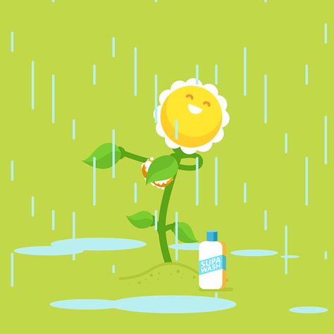 Rain Shower - Animated Gif on Behance Rain Animation Gif, Animation Gif Cartoon, Raining Animation, Shower Animation, Raining Gif, Anime Rain, Rain Cartoon, Gif Wallpapers, Rain Animation