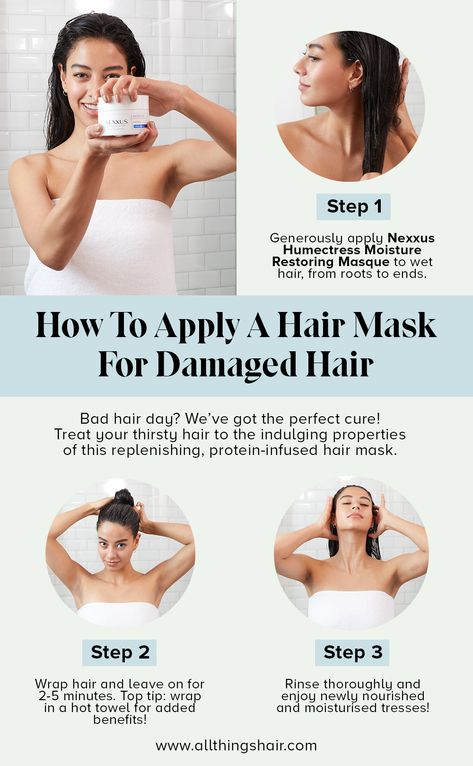 How To Apply Hair Mask, Diy Hygiene, Best Hair Masks, Nourishing Hair Mask, Mask For Damaged Hair, Stop Hair Breakage, Best Hair Mask, Hair Mask For Damaged Hair, Healthy Life Hacks