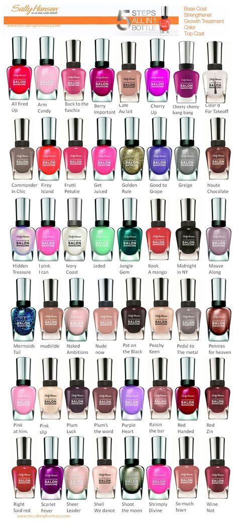 Sally Hansen Gel Nails, Sally Hansen Gel, Gel Manicure Colors, Sally Hansen Nail Polish, Sally Hansen Nails, Sally Hansen Miracle Gel, Manicure Colors, Strong Nails, Beauty Nail