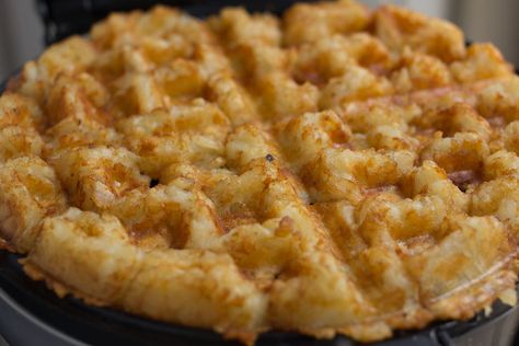 Waffle irons are that piece of kitchen equipment that you thought you couldn’t live without... But where is that waffle iron now? Tot Waffle, Tater Tot Waffle, Crawfish Cornbread, Crawfish Bread, Lemon Tilapia, Cooked Oysters, Crawfish Etouffee, Waffle Maker Recipes, Waffle Irons