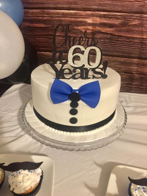 Birthday Cake For 60 Year Old Man, 60 Year Old Birthday Cake, Old Man Birthday, Birthday Cakes For Men, Birthday Cake Ideas, Cakes For Men, Man Birthday, Old Man, Birthday Cakes