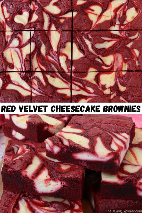 Baking Recipes For Valentines Day, Bake Sale Valentines Day Ideas, Valentine Bake Sale Treats, Dessert Recipes For Valentine's Day, Valentine’s Day Bake Sale Ideas, Red Velvet Cheesecake Brownies Recipe, Valentine Cake Recipes, Valentines Day Desserts To Sell, Bake Sale Ideas Valentines Day