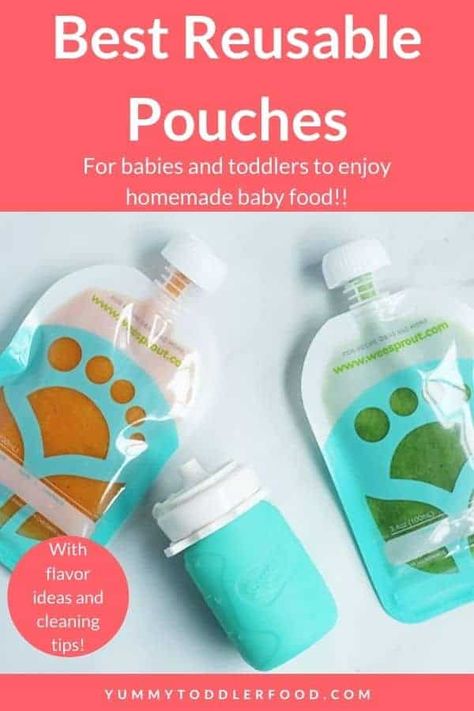 Baby Food Combinations, Toddler Smoothies, Reusable Food Pouches, Smoothie Recipes For Kids, Toddler Gear, Baby Food Pouch Recipes, Smoothies For Kids, Feeding Toddlers, Best Smoothie Recipes