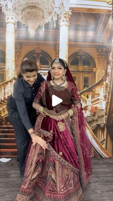 2.3M views · 92K likes | 𝗕𝗶𝗷𝗮𝗹 𝗚𝗮𝗱𝗮 𝗠𝗮𝗸𝗲𝗼𝘃𝗲𝗿𝘀 on Instagram: "Day - 143 ✅ In Which style you can Drape this Dupatta?  A) Western B) Traditional   To WIN Amazing Gifts 🎁 on Daily Basis 👇🏼  1. Comment Your Answers A Or B 2. Share This Reel in your stories & Tag @bijalgadamakeovers   We Will Select Lucky Winner Daily & It Will Be Announced On Instagram Story 👍  To claim Gift Send your postal address within 24 hours👍  #bijalgadamakeovers #mua #makeup #fashion" 3 Dupatta Lehenga Bridal, 2 Dupatta Bridal Lehenga, Duptta Wraping On Bridal Lehnga, Duppata Draping Style On Lehanga, Bridal Dupatta Draping Styles Indian, Bridal Lehenga Dupatta Draping Style, 2 Dupatta Draping, Bride Dupatta Draping, Duptta Wraping On Lehnga