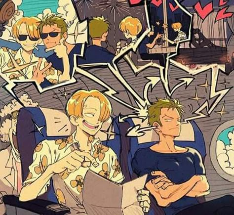 Zoro Sanji, One Piece Crew, One Piece Ship, One Piece Funny, Zoro One Piece, One Piece Drawing, One Piece Images, One Piece Comic, One Piece Pictures