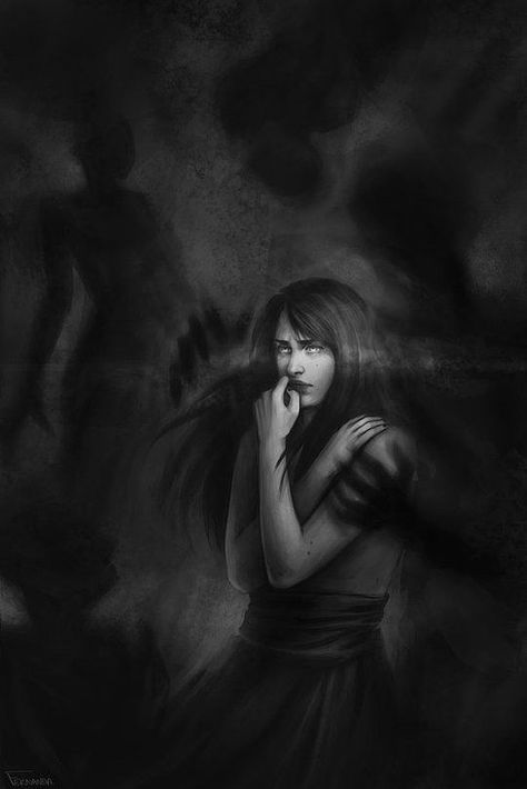 Oizys - Misery Deviantart, Illustrations, White, Black