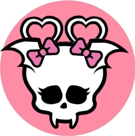 Pretty Vampire, Vampire Skull, Tattoo Idea, Monster High, Hello Kitty, Kitty, Pink, Black