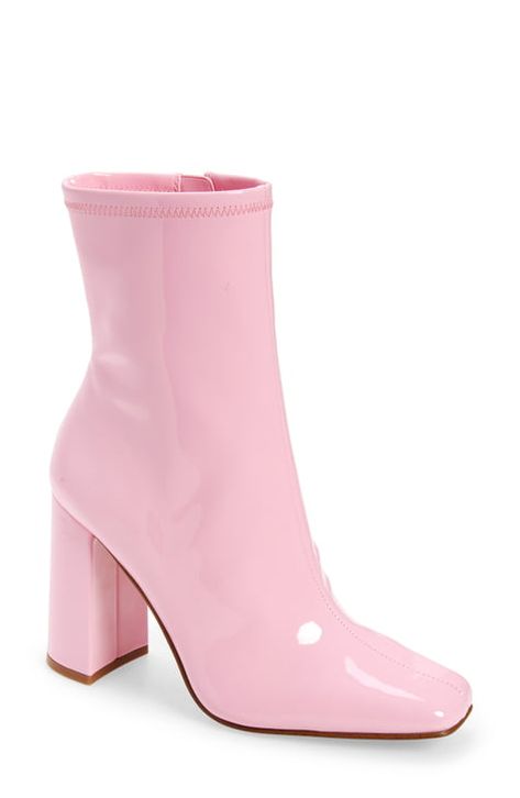 Light Academia Shoes, Pink Block Heels, Shoes Heels Classy, Steve Madden Heels, Pink Boots, Aesthetic Shoes, Mid Calf Boots, Work Shoes, Steve Madden Shoes