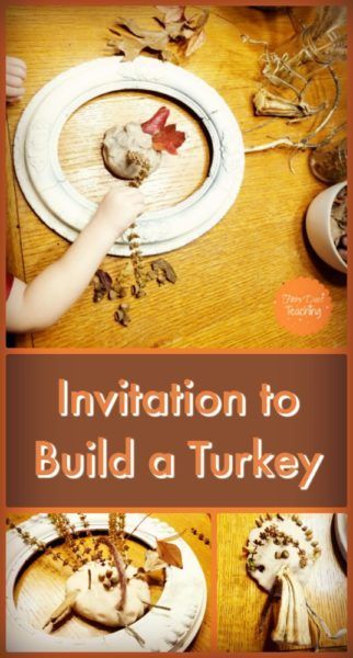 Reggio Inspired Thanksgiving | An Invitation to Build a Turkey - Fairy Dust Teaching Thanksgiving Reggio Activities, Thanksgiving Preschool Theme, Reggio Preschool, Build A Turkey, Preschool November, Fairy Dust Teaching, Reggio Emilia Classroom, Thanksgiving Activities Preschool, Turkey Project