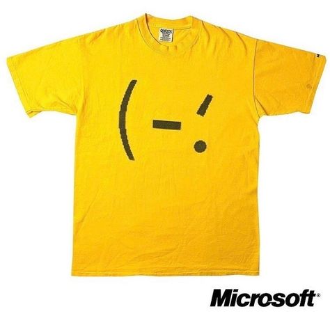 Microsoft: Emoticon T-Shirt (1999) via Zegalba (tumblr) Harajuku 90s, Oversized Y2k, Masc Fashion, Y2k T Shirt, Grunge Streetwear, Dream Clothes, 90s Vintage, Microsoft, Fashion Blog