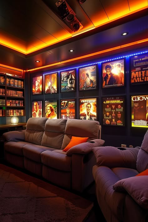 Small Cinema Room Ideas, Small Cinema Room, Small Movie Room, Home Theatre Design, Small Theatre Room, Small Home Theater, Small Theatre Room Ideas, Theatre Room Ideas, Small Home Theaters