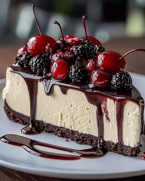 Grandma's Secret Recipes | Black Forest Cheesecake Delight 🍫 | Facebook Black Forest Dessert, Forest Dessert, Cheesecake Delight, Black Forest Cheesecake, Usa Food, Secret Recipe, Food Cooking, My Childhood, Sweet Cakes