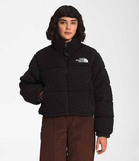 High Pile Nuptse Jacket, Black North Face Jacket, 1996 Retro Nuptse Jacket, Retro Nuptse Jacket, Nuptse Jacket, North Face Nuptse, North Face Puffer Jacket, Black Down, Black North Face