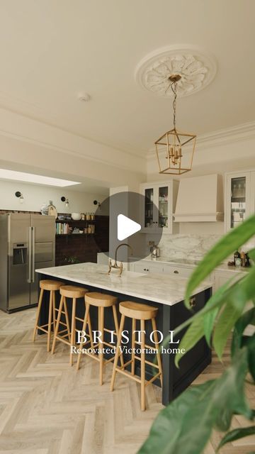 Leighton James | The Property Photographer on Instagram: "Step inside this beautifully renovated Victorian period home in Clifton, Bristol. A really incredible home this one with lots of elegant touches and a rather stunning kitchen from @devolkitchens - What do you think?   Will share more of this one soon!   Save this reel for interior inspiration 🏷️  Follow to see more inspiring home interiors like this ☝️   Client: Private Captured on @sonyalpha 1  #victorianhouse #homedecor #homedesign #homeinteriors #homeinspo #reels #periodhomesofinsta #apartmenttherapy #trending period property stylish interiors beautiful homes" Renovated Victorian, Clifton Bristol, Period Home, Period Property, Victorian Period, Stunning Kitchens, Home Interiors, Step Inside, Apartment Therapy