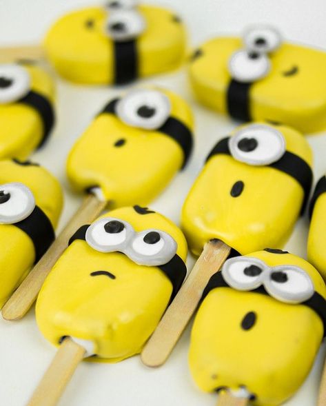 Minion Treats, Fondant Letters, Pumpkin Cake Pops, Planet Cake, Custom Cake Pops, Minion Birthday Party, Hickory Nc, Minions Despicable Me, Minion Birthday