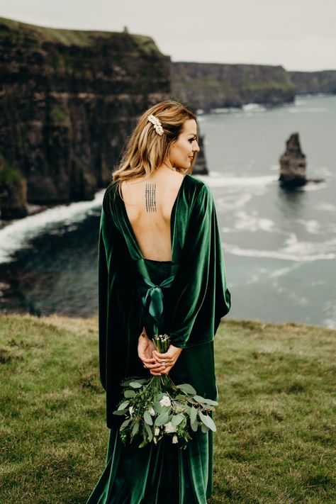 Green Velvet Wedding Dress, Mustard Wedding Dresses, Lilac Wedding Dresses, Emerald Green Wedding Dress, Velvet Wedding Dress, Mustard Wedding, Vow Renewal Dress, Dark Green Wedding, Green Wedding Dresses