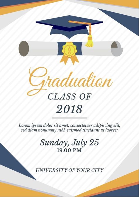 Simple Graduation School Invitation Graduation Invitation Card Design, Graduation Invitation Design, School Results, Graduation Invitation Cards, Pretty Invitations, Ceremony Invitation, Graduation Templates, Award Template, Designs Printable