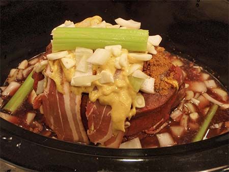 Roast Moose with Bacon and Dijon Mustard- I was given some moose recipe sounds good... Was so good instead of moose a beef roast would be a good subsitute Moose Roast Recipe, Moose Roast, Moose Recipes, Moose Meat, Roast Dinner Recipes, Newfoundland Recipes, Sirloin Tip Roast, Moose Meat Recipes, Sirloin Tips