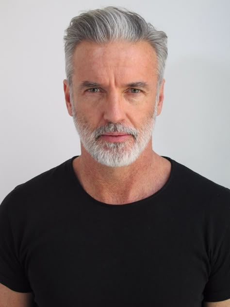 Older Men Haircuts, Stylish Beards, Fade Haircuts For Men, Older Mens Hairstyles, High Fade Haircut, Mid Fade, Grey Hair Men, Men With Grey Hair, Grey Beards