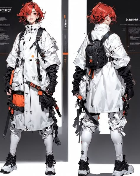 ArtStation - 249 Urban Tech Wear 2077 Fashion References - Design Reference Art V1 4K in shop! Tech Wear Character Design, Cyberpunk Japan, Tech Outfit, Tactical Fashion, Facial Anatomy, Portrait Artists, Tech Wear, Sci Fi Fashion, Reference Art