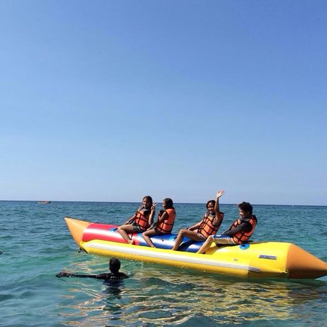 Banana Boat Ride, Banana Boats, Cruel Summer, Banana Boat, Boat Ride, Boracay, Coastal Chic, Summer Bucket Lists, Summer Bucket