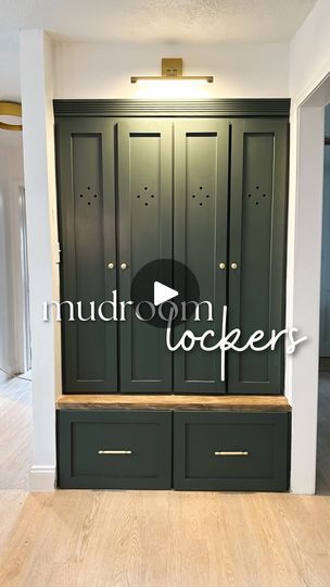 668K views · 11K reactions | I keep preaching that you shouldn’t live with something you don’t love, and the mudroom locker color has never felt quite right to me. I finally repainted it from “Jojoba” to “Woodland Moss” (both by @behrpaint ) Do you think it was the right move?? This DIY locker build still goes down as my favorite project because of how much my family has utilized it! | A.dabbled.dwelling | Selena Gomez · Love On Mudroom Locker Hooks, Diy Lockers Mudroom, Diy Mudroom Lockers, Mudroom Storage Lockers, Mudroom Locker, Laundry Pantry, Diy Locker, The Right Move, Locker Hooking