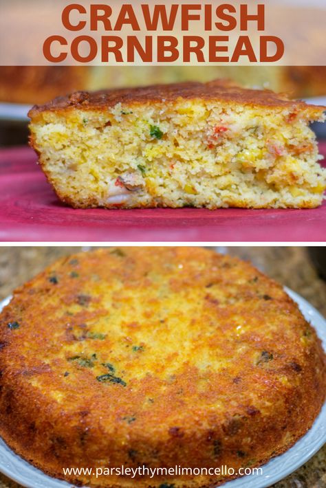 Jiffy Crawfish Cornbread Recipes, Crawfish Cornbread Recipes, Crawfish Cornbread Jiffy, Crawfish Bread Recipe Louisiana, Seafood Cornbread, Seafood Bread, Crawfish Dishes, Crawfish Etoufee, Crawfish Cornbread