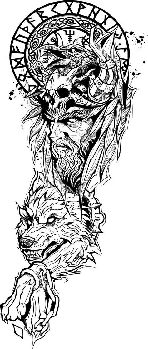 Pin de Marcos Lima em Meus Desenhos | Caligrafia para tatuagem, Tatuagem viking Celtic Sleeve Tattoos, Viking Tattoos For Men, Traditional Viking Tattoos, Viking Rune Tattoo, Viking Warrior Tattoos, Valkyrie Tattoo, Scandinavian Tattoo, Viking Tattoo Symbol, Viking Tattoo Sleeve